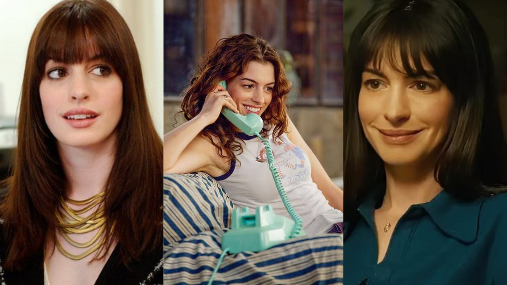 Imagem de capa: 3 filmes, 3 Anne Hathway's diferentes